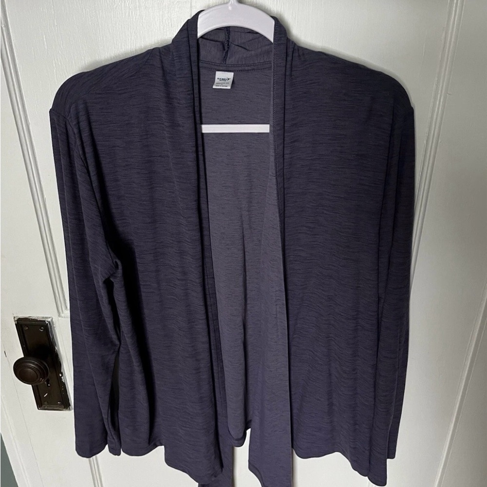 Old Navy Women's Dark Gray Open Cardigan